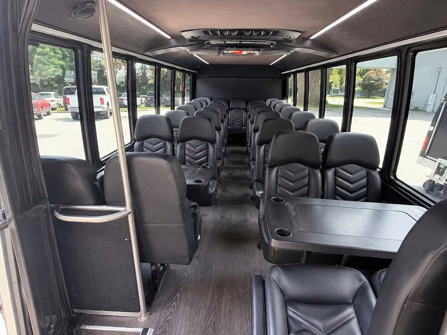 18 passenger minibus inside