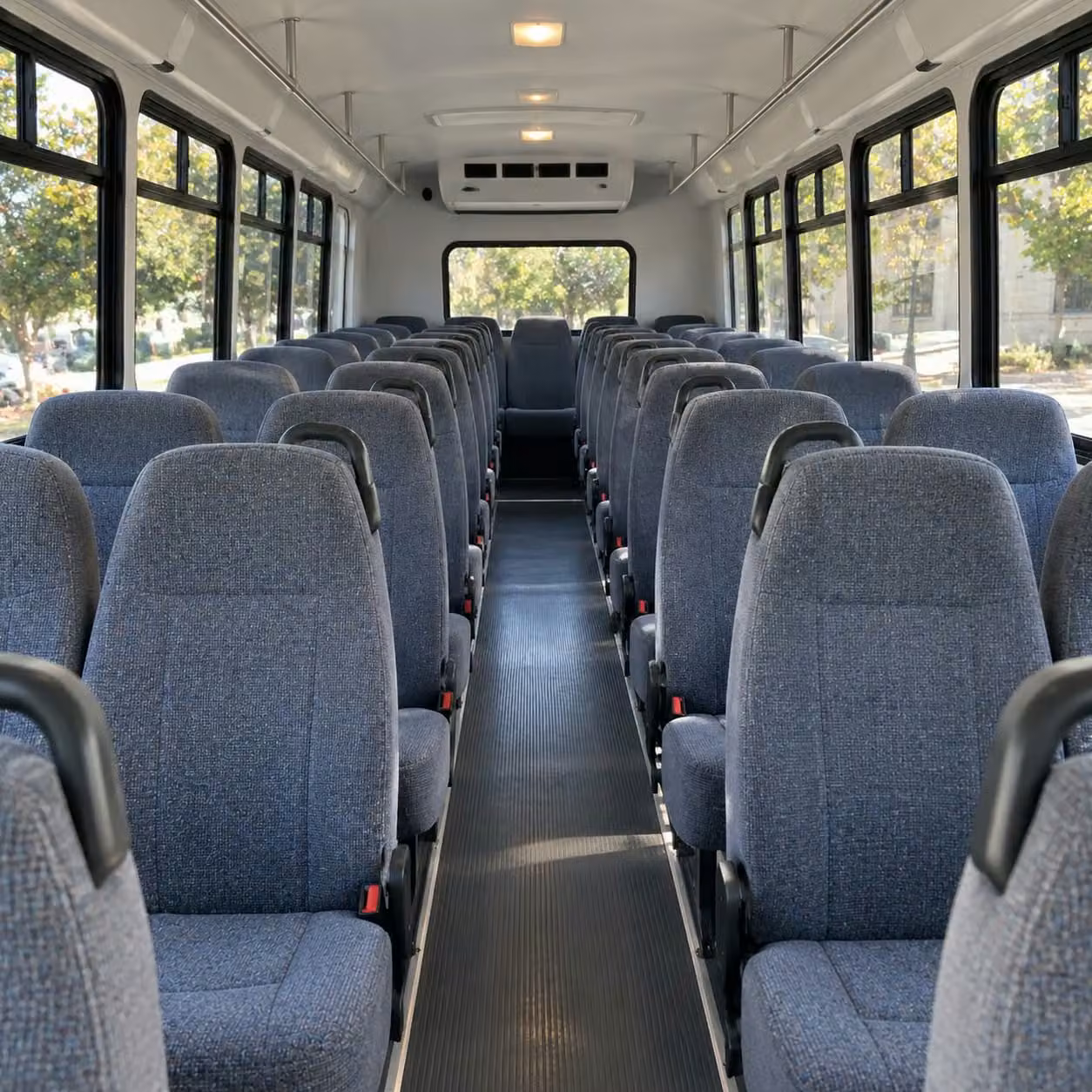 28 passenger minibus interior