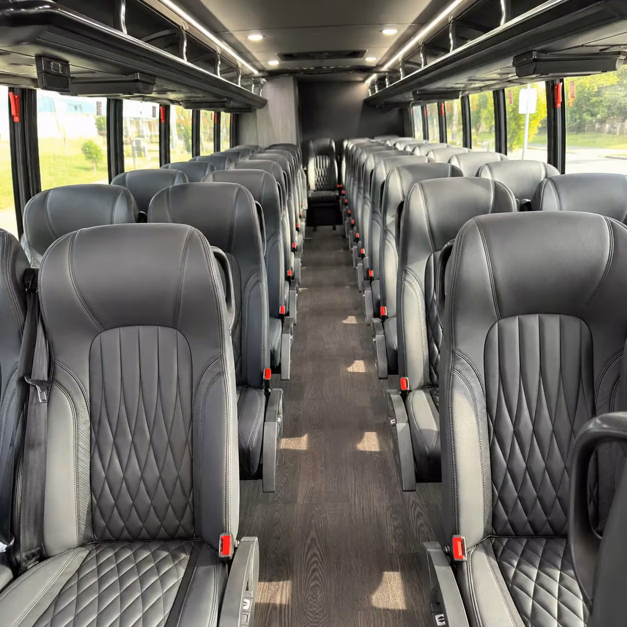30 passenger minibus interior