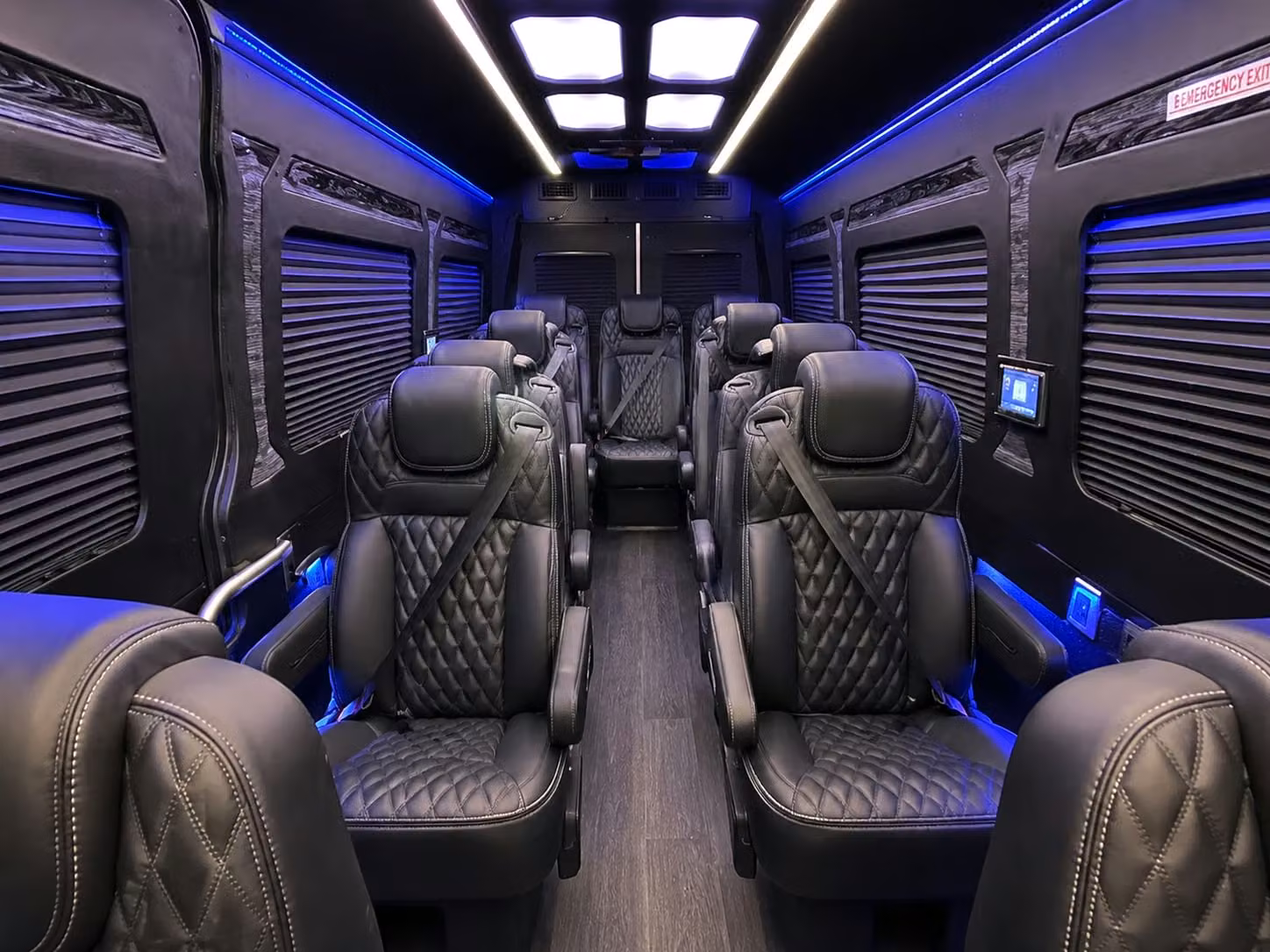 sprinter van with driver interior
