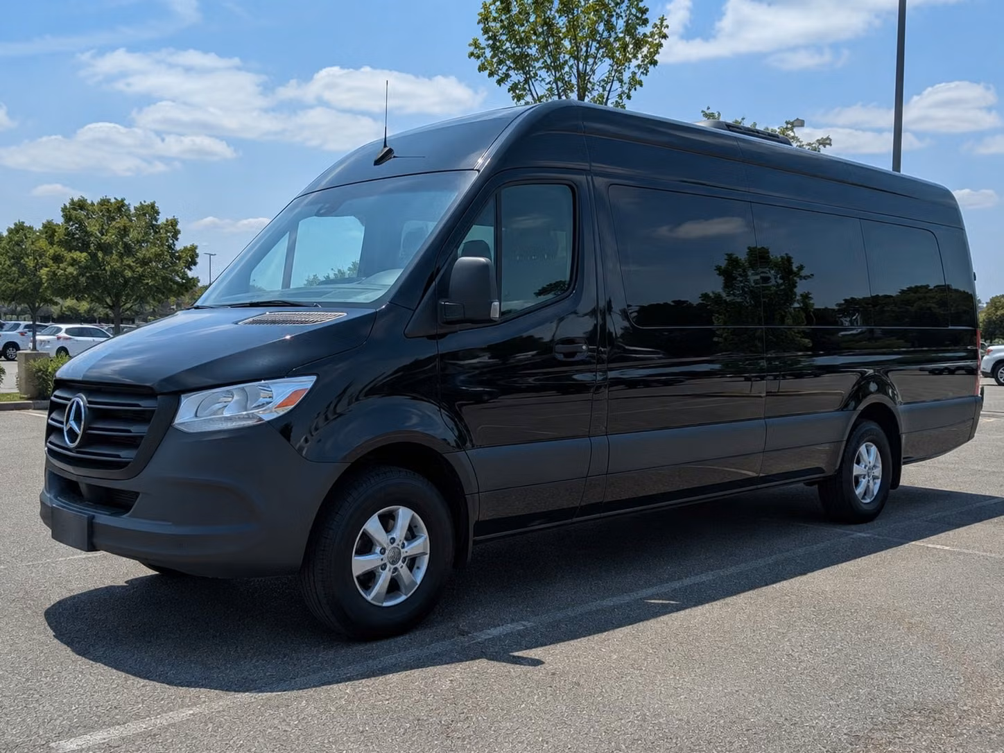 sprinter van with driver